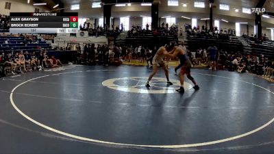 157 lbs 2nd Wrestleback (16 Team) - Brock Eckert, Dawson County vs Alex Grayson, Heritage-Catoosa