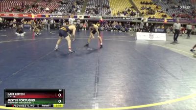 141 lbs Semis (4 Team) - Sam Kotch, TCNJ vs Justin Fortugno, Wisconsin-Whitewater