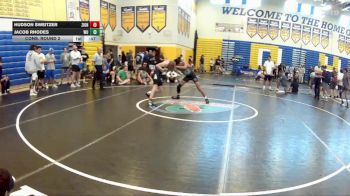 120 lbs Cons. Round 2 - Jacob Rhodes, Wrestling University vs Hudson Sweitzer, Bishop Verot