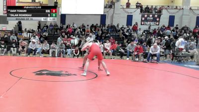 157 lbs Round Of 16 - Davi Tonani, Burlington vs Talan Rondeau, Silver Lake