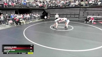 215 lbs Cons. Semi - Colton Cook, Westlake vs Jackson Olsen, Mountain Ridge