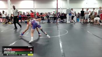88 lbs Round 1 (6 Team) - Griffin Smith, U2 Upstate Uprising vs Lee Delia, 84 Athletes