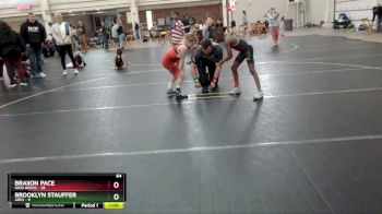 64 lbs Round 4 (6 Team) - Braiion Pace, Ohio Heros vs Brooklyn Stauffer, Ares