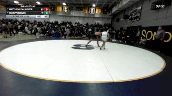 190 lbs Cons. Round 1 - John Venegas, Victor Valley vs Matthew Dalhover, Mission Viejo