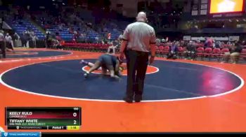 190 lbs Champ. Round 1 - Keely Rulo, Cahokia (H.S.) vs Tiffany White, Oak Park (O.P.-River Forest)