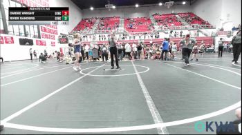 115 lbs Rr Rnd 1 - Hayley Crane, Midwest City Bombers Youth Wrestling Club vs Bristol St. Clair, Choctaw Ironman