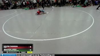 63 lbs Champ. Round 1 - Kolter Thomson, Iowa vs Braydon Lopez, Proving Grounds Wrestling