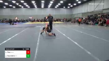 64 lbs Consolation - Logan Pao, Miami Wrestling Club vs Jacob Saunders, N/a