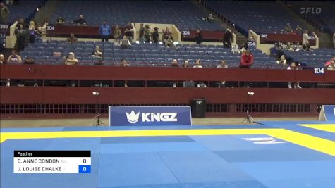 CASEY ANNE CONDON vs JILLIAN LOUISE CHALKE 2024 Pan IBJJF Jiu-Jitsu No-Gi Championship