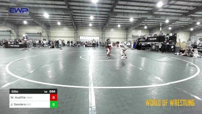 83 lbs Consi Of 16 #1 - Wyatt Hueftle, Hawk vs Joshua Sanders, Red Cobra Westling Academy