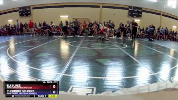 77 lbs Cons. Semi - Eli Burke, Yorktown Wrestling Club vs Theodore Schoeff, Contenders Wrestling Academy