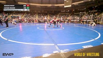 88 lbs Consi Of 8 #1 - Reagan Dukat, Big Red Wrestling Club vs LILYANA WILSON, Storm Wrestling Center