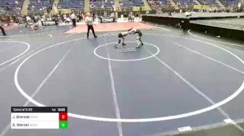 62 lbs Consi Of 8 #2 - Jett Brenner, Chagolla Trained Wrestling vs Asher Warner, Bear Cave WC