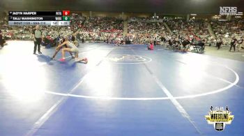 G5A-110 lbs Quarterfinal - Jadyn Harper, POTEAU (Girls) vs Talli Washington, WOODLAND (Girls)