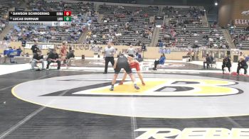 175 lbs Cons. Round 4 - Dawson Schroering, Dupont Manual vs Lucas Durham, LaRue County