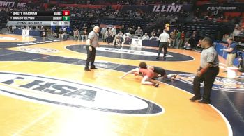 3A 132 lbs Cons. Round 2 - Brett Harman, Park Ridge (Maine South) vs Brady Glynn, New Lenox (Lincoln-Way West)