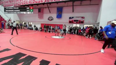HS 140 lbs Quarterfinal - McKenzie Harris, ALTUS vs Teyanna Fields, LAWTON