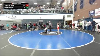 84 lbs Champ. Round 2 - Declan Corr, 208 Spartan WC vs Tallon King, Husky Wrestling