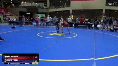 138 lbs Cons. Round 5 - Hayes McNeill, OK vs Thomas Toteh, OK