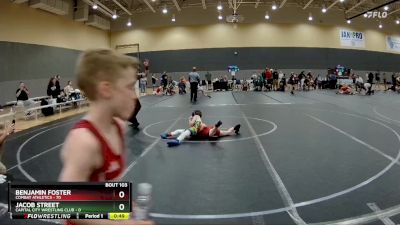 48 lbs Quarterfinal - Benjamin Foster, Combat Athletics vs Jacob Street, Capital City Wrestling Club