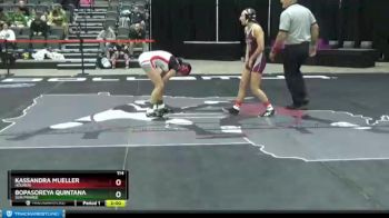 114 lbs Quarterfinal - Bopasoreya Quintana, Sun Prairie vs Kassandra Mueller, Holmen