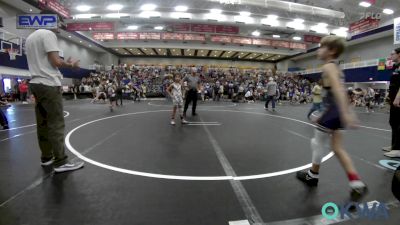 61 lbs Rr Rnd 3 - Sawyer Barnes, Newcastle Youth Wrestling vs Alivia Williams, Standfast OKC