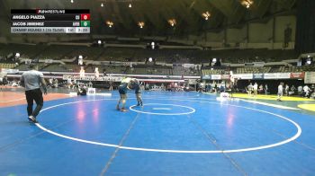197 lbs Champ Round 1 (16 Team) - Angelo Piazza, Centenary University vs Jacob Jimenez, Averett