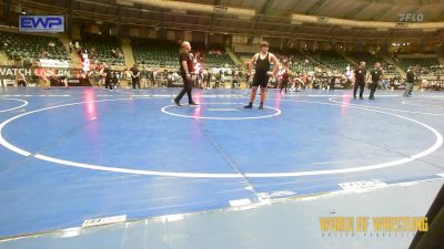 285 lbs 3rd Place - Lucas Franklin, Keystone Wrestling Club vs Layne James, Valiant Prep