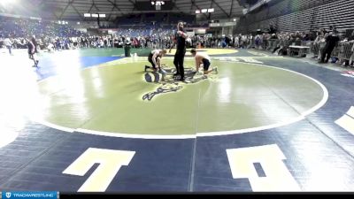 250 lbs Round 3 - Titus Nienhuis, Oak Harbor Wrestling Club vs Byron Petit, Ilwaco Youth Wrestling