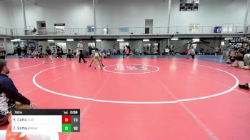 76 lbs Rr Rnd 2 - Sawyer Cotto, Dueling Bandits vs Zekial Soltau, Brawler Elite Red