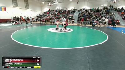 144 lbs Champ. Round 3 - Luciano Daniele, Laramie vs Dennis Thornock, Riverton