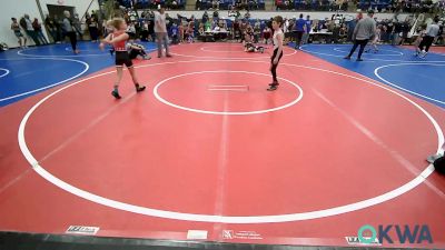 64 lbs Quarterfinal - Baylor Woods, Warrior Wrestling Club vs Paityn McCann, Lady Outlaw Wrestling Academy