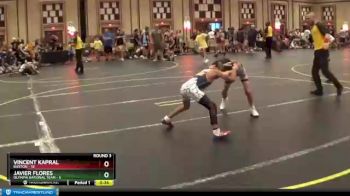 60 lbs Round 3 (6 Team) - Vincent Kapral, Buxton vs Javier Flores, Olympia National Team