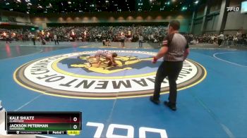 132 lbs Cons. Round 6 - Jackson Peterman, Harrisburg vs Kale Shultz, Claremore