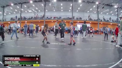 60 lbs Semifinal - Mason Oliver, Summerville Takedown vs Matthew Senn, Pelion Youth Wrestling