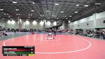 106 lbs Cons. Round 2 - Max Layman, Lafayette (Wildwood) vs Kaulahea Leal, Klein