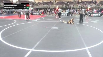 80 lbs Rr Rnd 1 - Brooklynn Cline, Maize WC vs Jaxi Jean Downing, Valley Bad Boys