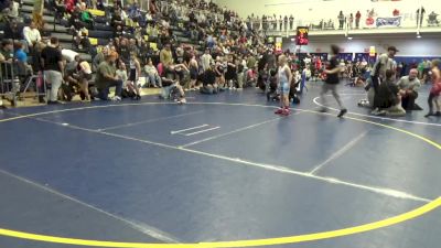 90 lbs Quarterfinal - Roman Powell, Buffalo Valley vs Griffin Kerby, Mineral Wells