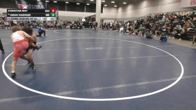 132 lbs Cons. Sub-rd Of 32 - Uriah Hawkins, Granite Wrestling Club vs Christian May, Colorado