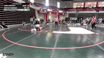 120 lbs Quarterfinal - Jenica Mehtala, Mcloud HS Girls vs Bentley Samuels, Bentonville West Girls