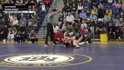 106 lbs Final - Ella Trahan, Fort Cherry vs Blythe Letters, Shaler Area