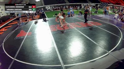 170 lbs 1st Place Match - Alexandra Zimmerer, Colorado vs Arianna Santana, Nevada