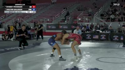 53 kg Semis - Sydney Petzinger, Lehigh RTC/NYAC vs Jaslynn Gallegos, Cardinal WC