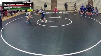 120 lbs Cons. Round 5 - Victor Giles-Cervantes, Spring Valley vs Sebastian Quintana, Sierra Vista
