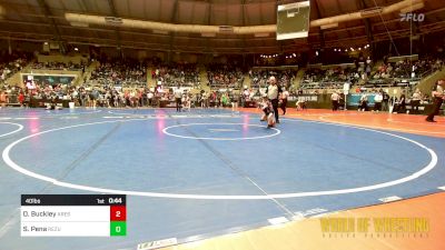 40 lbs Round Of 16 - Owen Buckley, Ares Wrestling Club vs Shawn Pena, ReZults Wrestling