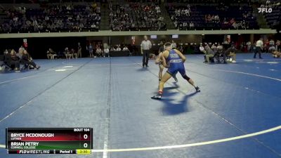 165 lbs Quarterfinal - Brian Petry, Cornell College vs Bryce McDonough, Luther