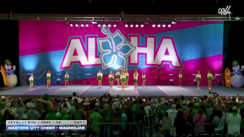 Masters City Cheer - Magnolias [2025 L1.1 Mini - PREP - D2 Day 1] 2025 Aloha Gatlinburg Showdown