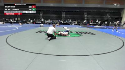 141 lbs Round Of 16 - Tyler Rhue, Southern Oregon vs Richie Clementi, UNATT-Cal Babptist