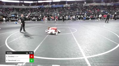 112.9 lbs Quarterfinal - Cambry Suskey, Claremore Wrestling Club vs Piper Gershmel, Darkhorse WC