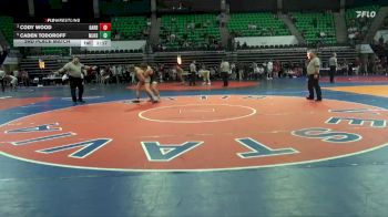 6A 157 lbs 3rd Place Match - Caden Todoroff, Mortimer Jordan HS vs Cody Wood, Gardendale Hs